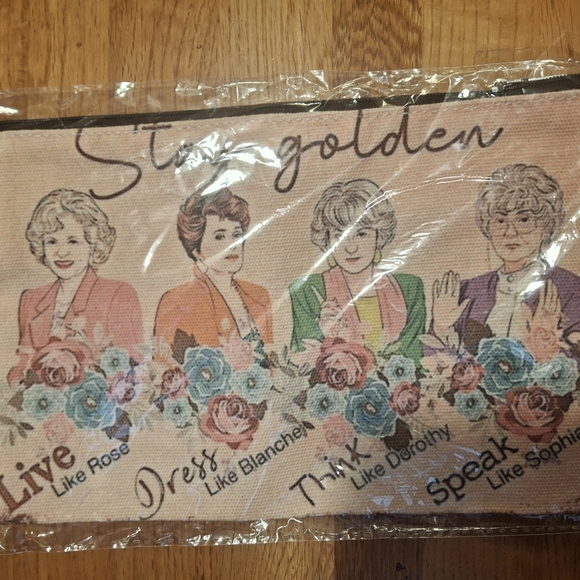 Golden Girls Inspired Tote Bag & Cosmetic Bag NIP - Picture 7 of 7
